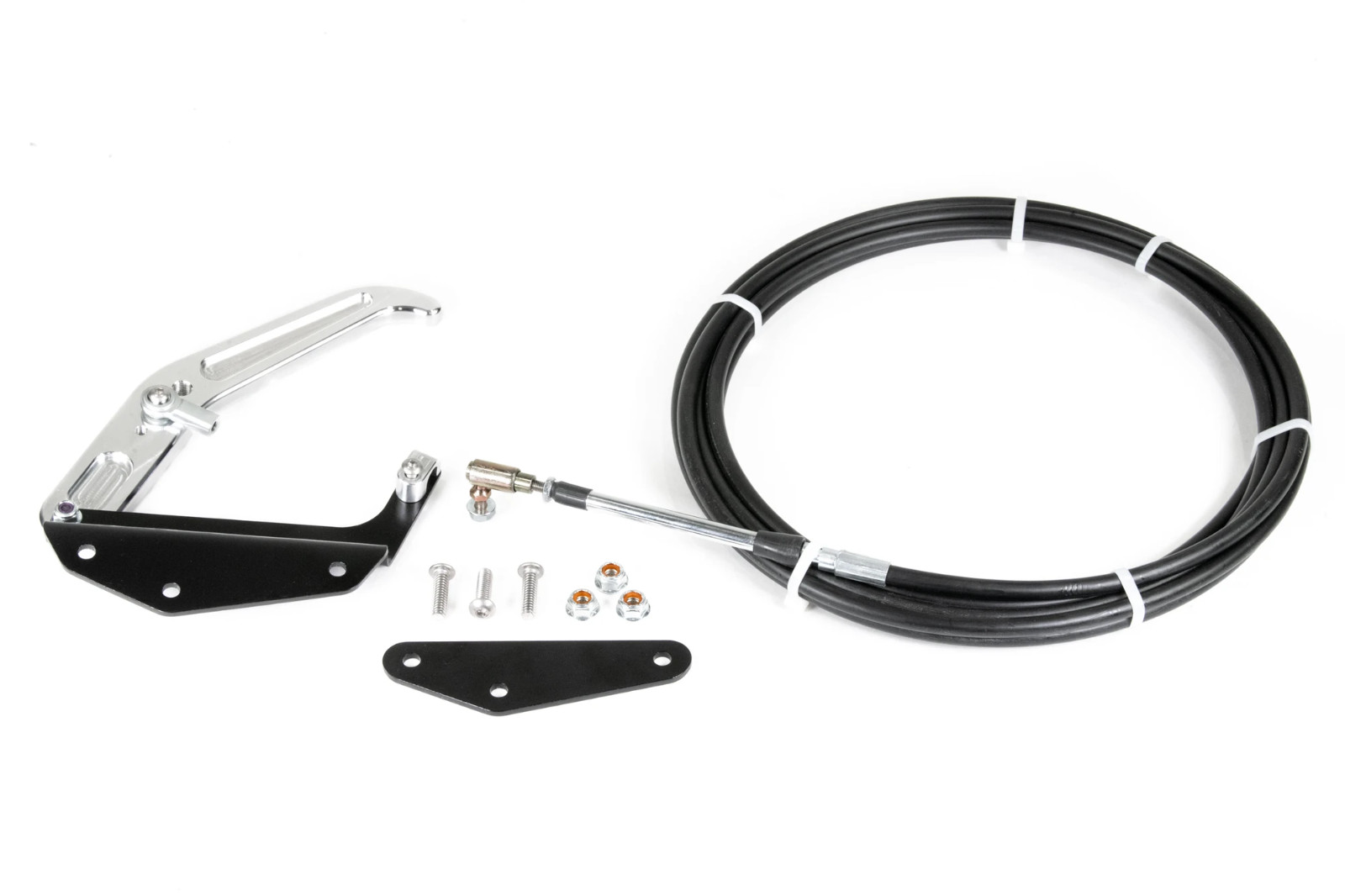 Motion Raceworks Console Mount Billet Parachute Release Cable Kit