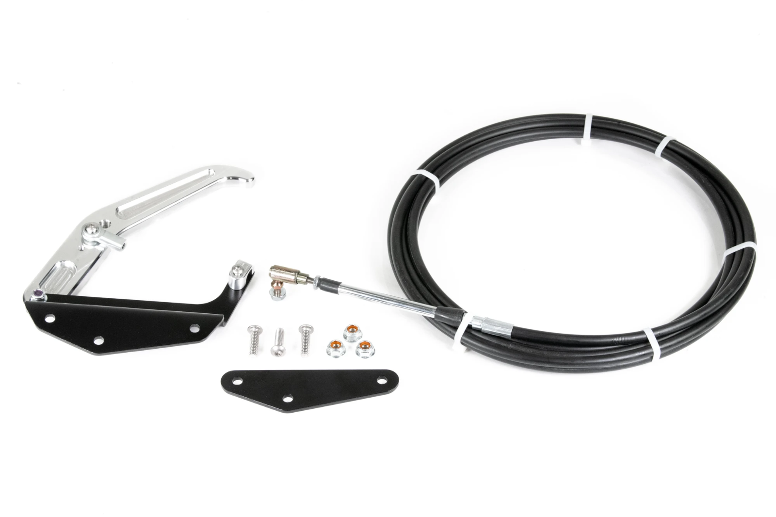 Motion Raceworks Console Mount Billet Parachute Release Cable Kit