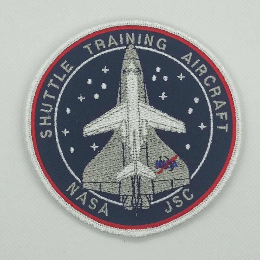Shuttle Training Aircraft Nasa JSC Patch 3 7/8"