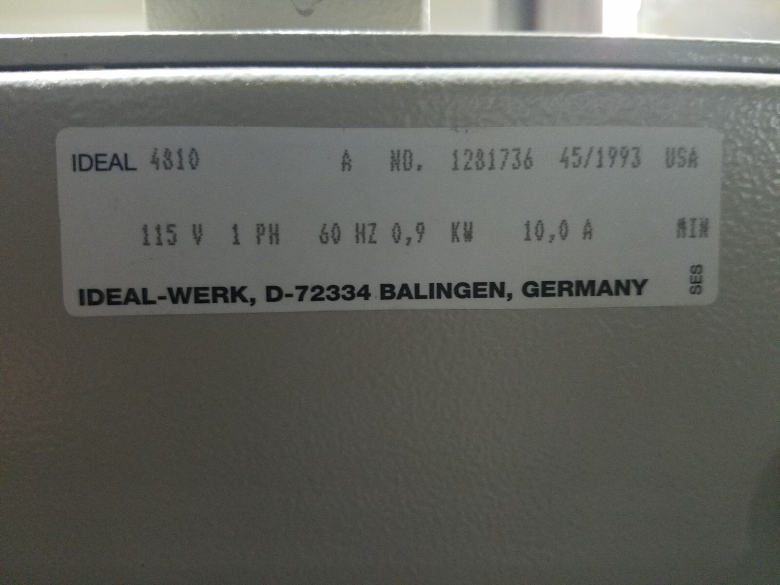 Ideal 4810 18.5" Industrial Electric Guillotine Paper Cutter