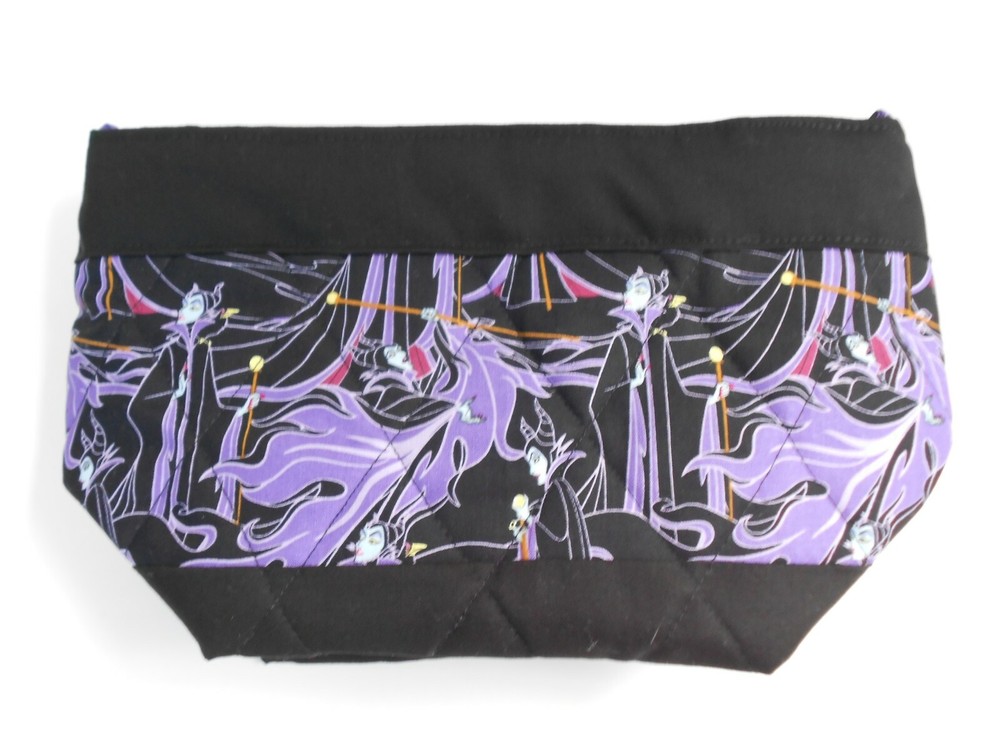Handmade Maleficent Quilted Easter Basket - Halloween Basket - Lined - Washable
