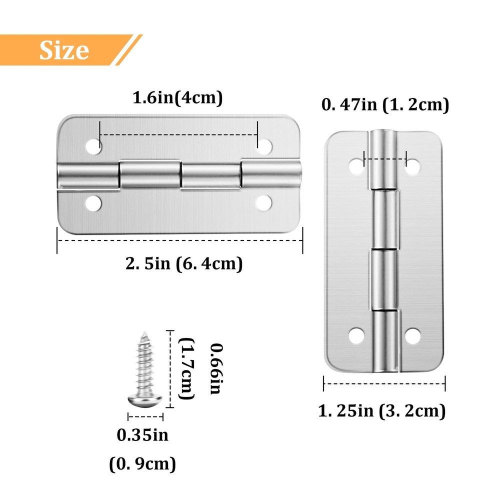 Cooler Hinges for Igloo Ice Chests, Replacement with Screws, Fits...