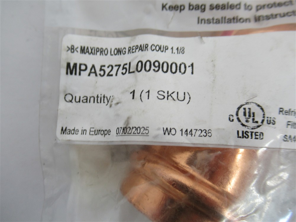 MaxiPro MPA5275L0090001 , 1-1/8" Press Long Repair Coupler