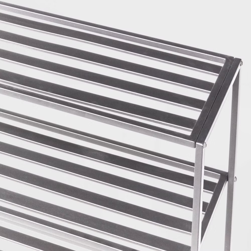 Over The Toilet Storage Brushed Nickel Metal - Brightroom