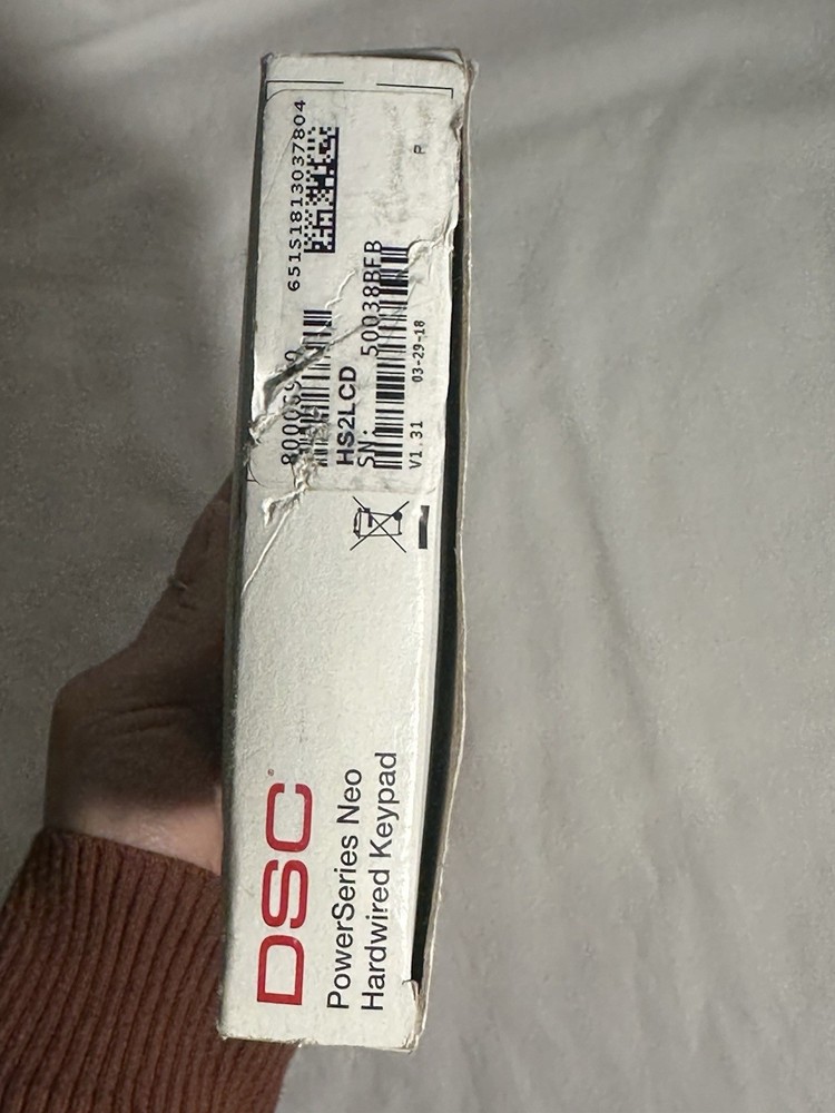 DSC PowerSeries NEO HS2LCD Full Message LCD Hardwired Keypad Home Security