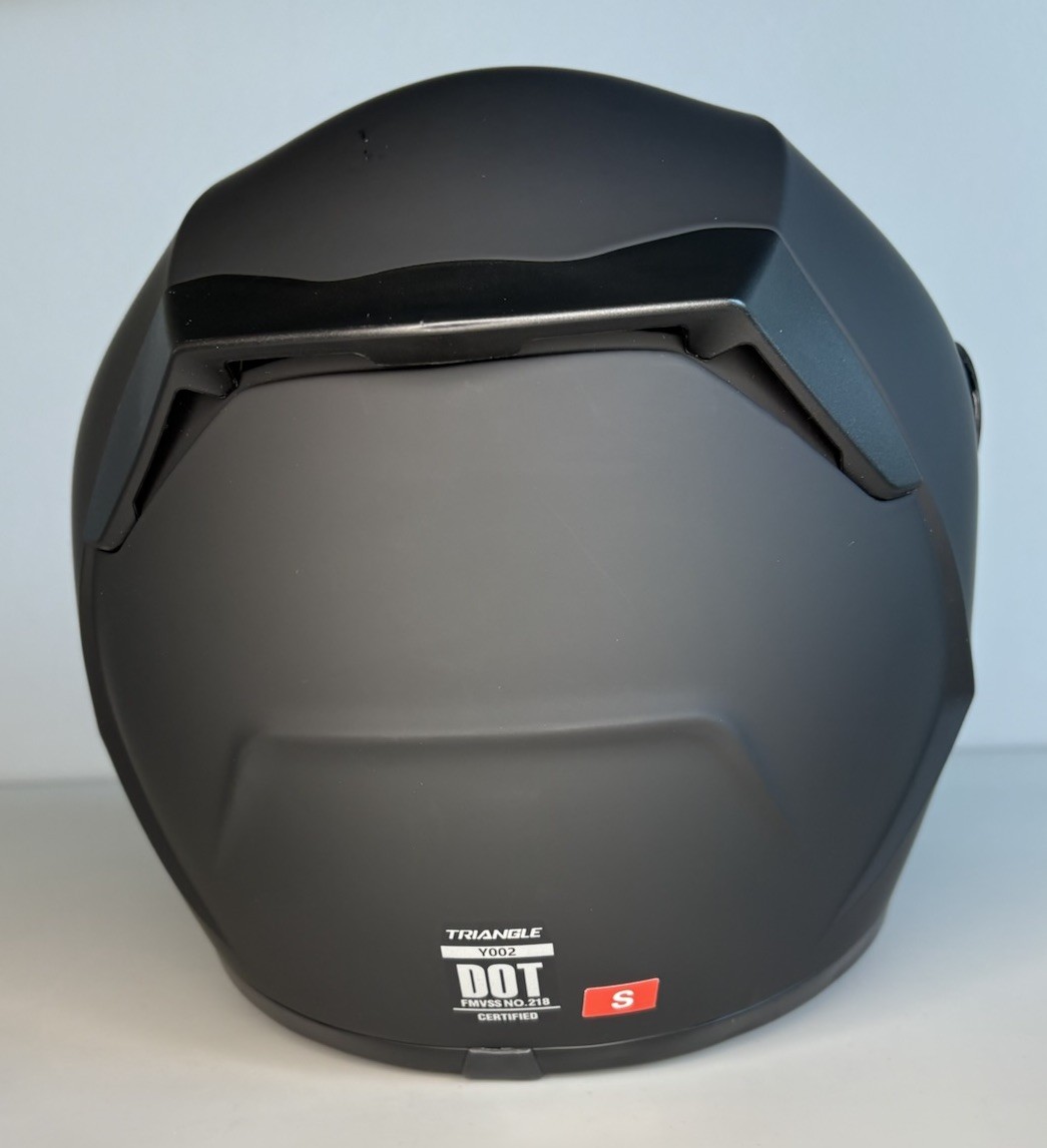 TRIANGLE Kids Motorcycle Helmet Small Full Face Lightweight w/ 2 Visors (Read)