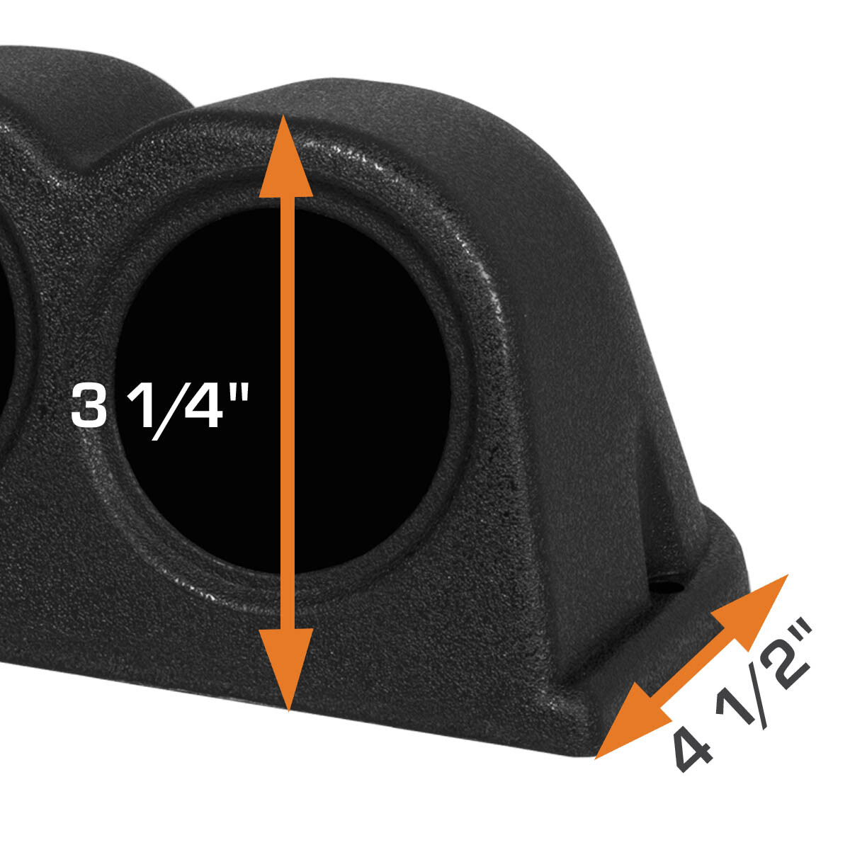 52mm UNIVERSAL DUAL DASH 2 GAUGE POD MOUNT HOLDER 2inch