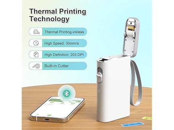 2023 NELKO P21 Mini Portable Bluetooth Label Maker