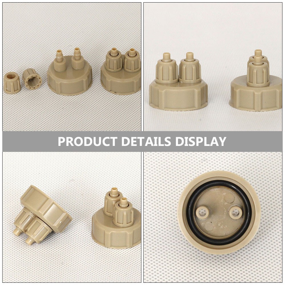 6pcs CO2 Diffuser Caps Diy Co2 Bottle Caps Air Diffuser Generator Part