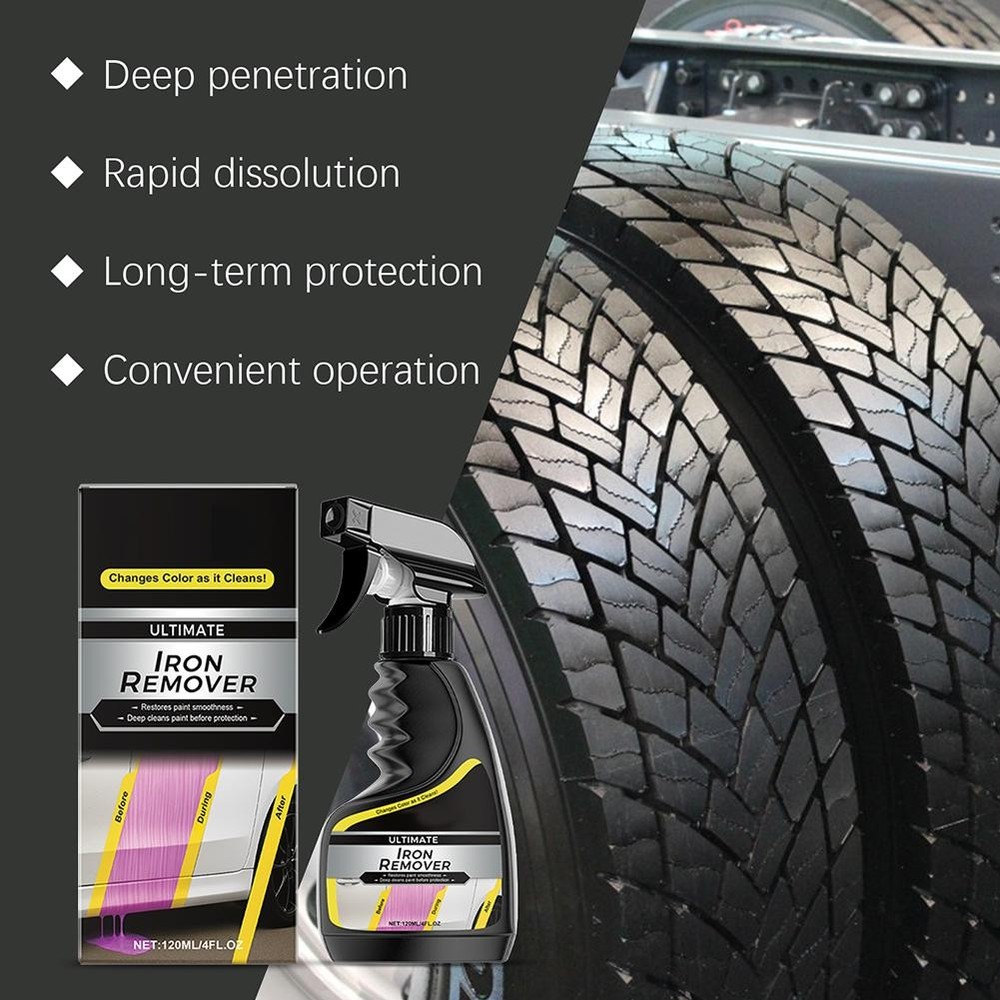 120ML Car Rust Removal: Powerful Rust Remover Spray for Rust Removal Fast