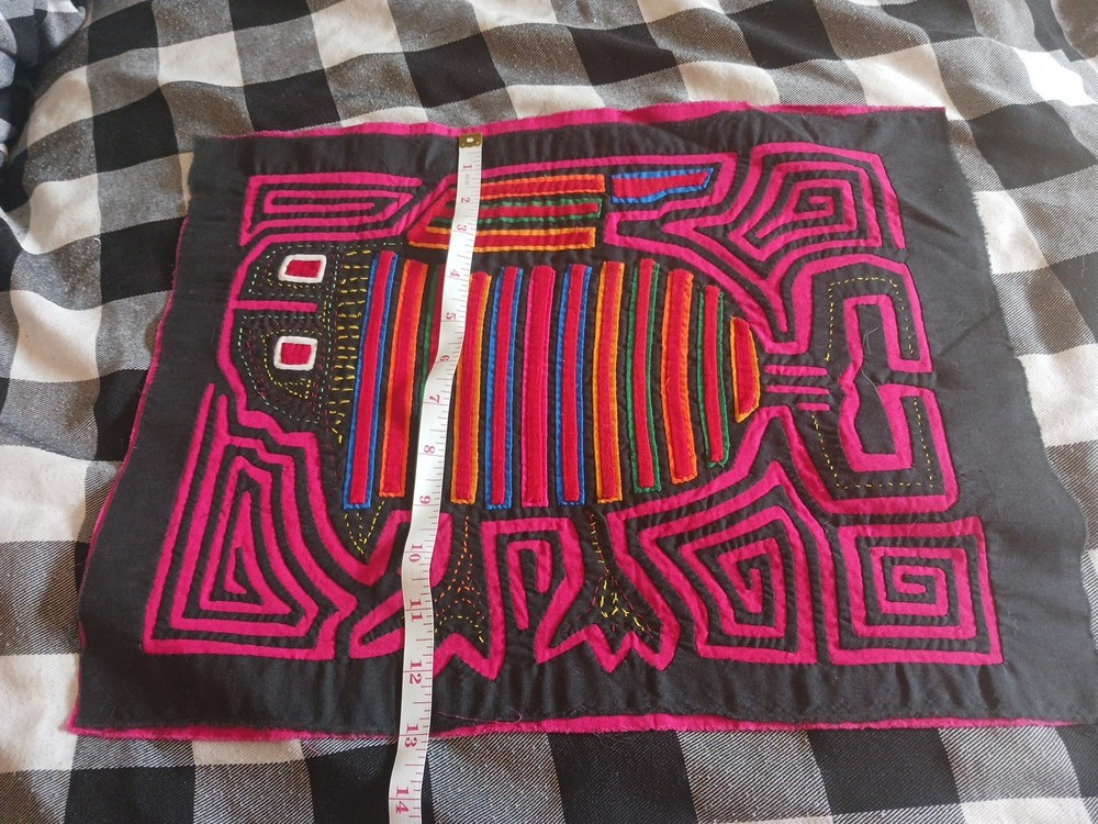 Unframed Mola Panel From Panama