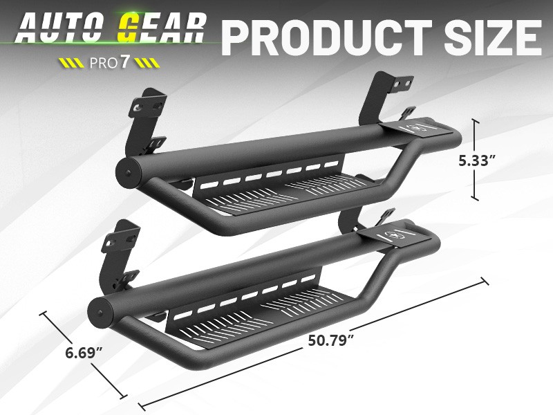 Sides Step Nerf Bars Running Boards For 2009-2018 Dodge Ram 1500 Regular Cab