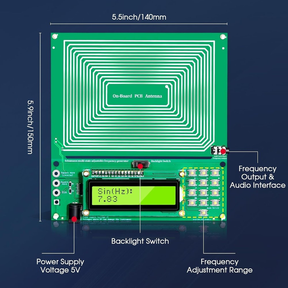 Energy-Efficient Frequency Generator with Adjustable Settings for Personal Use