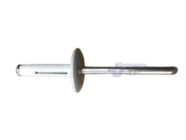 Large Head White Exploding Rivets Pop Rivet 50 ct. Tri-Fold Racing Fasteners