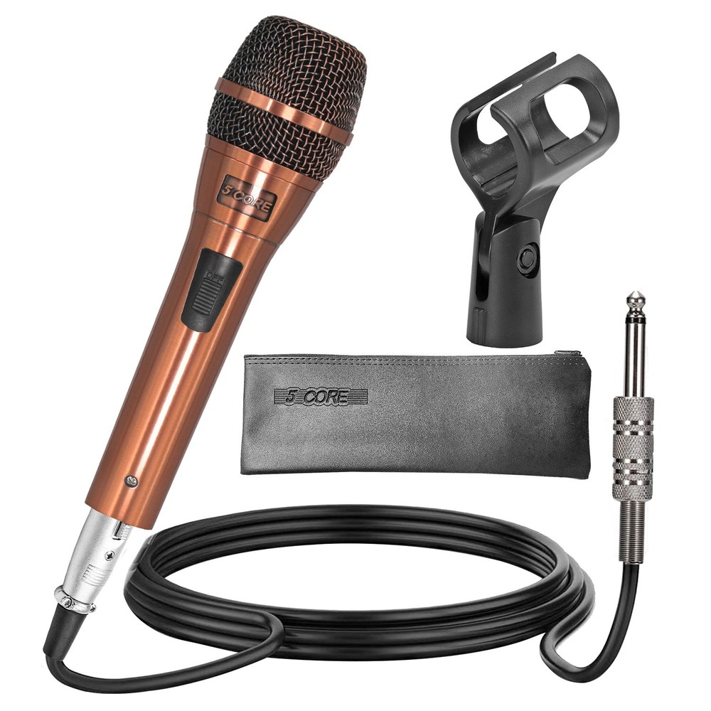 5Core XLR Microphone Dynamic Mic Karaoke Singing Studio Microfono Handheld Mics