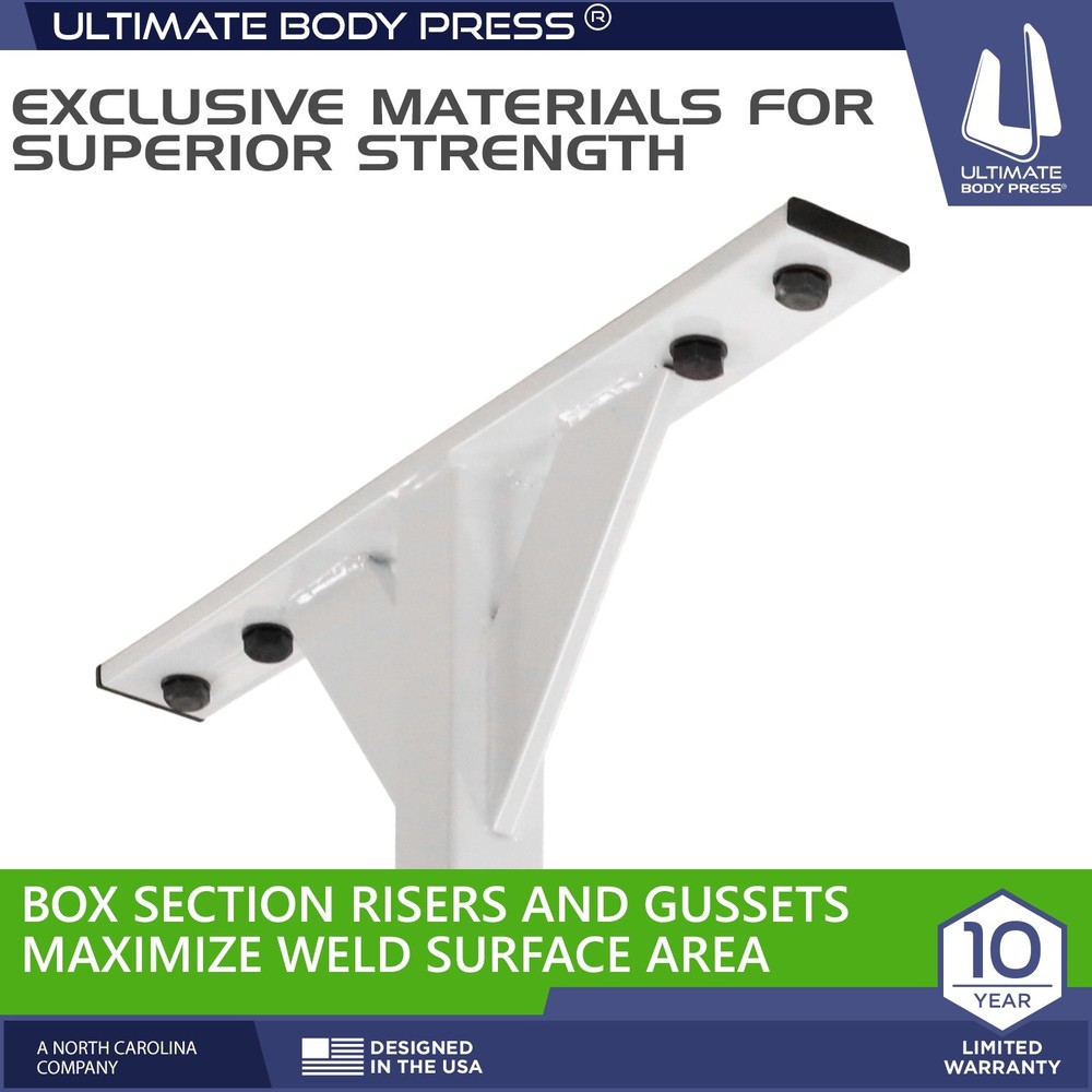 Wall or Ceiling Mount Pull Up Bar with 48” Straight Bar and 22” Risers