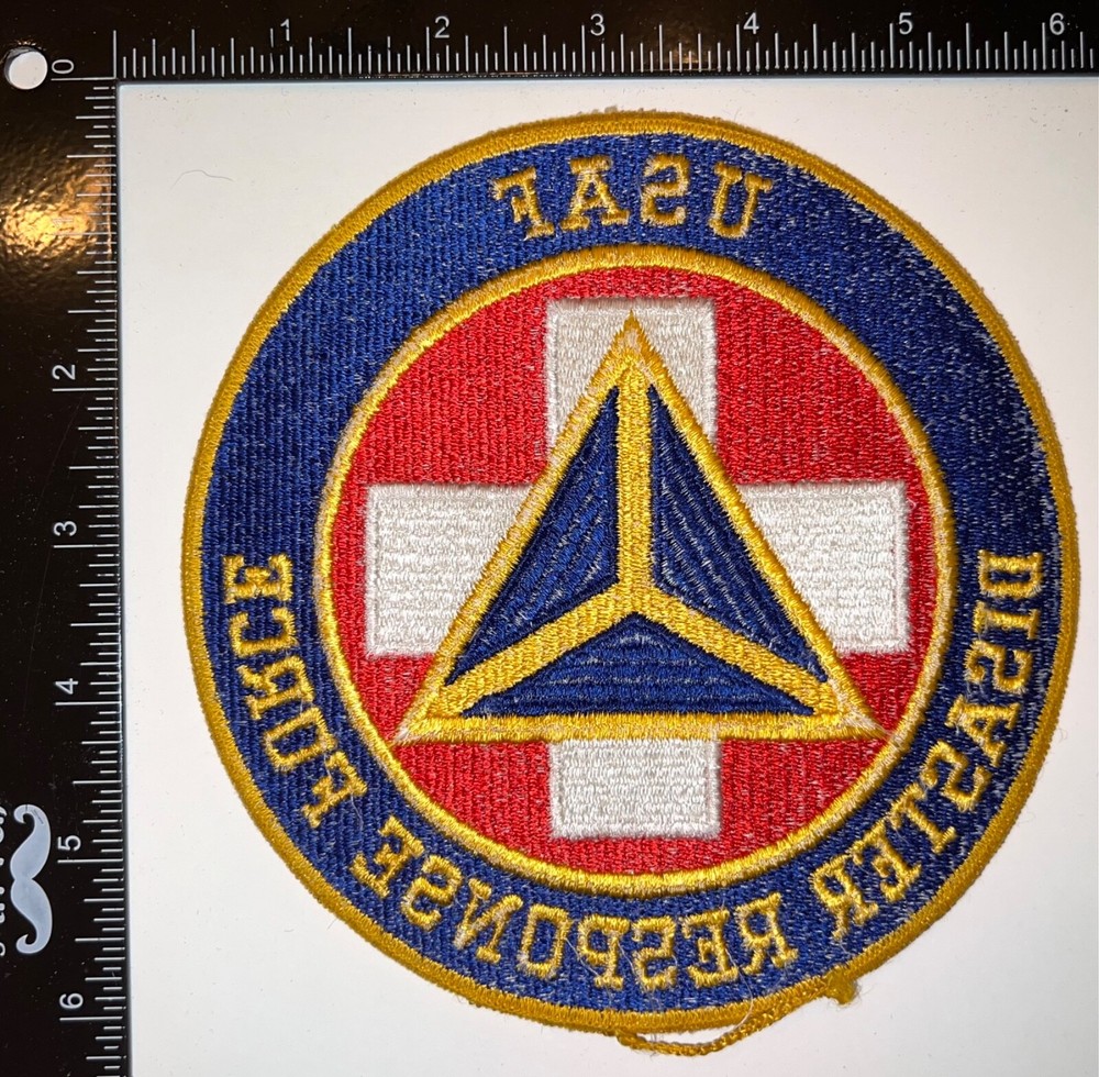 Cold War USAF US Air Force Disaster Hazard Response Force LARGE BACK Patch
