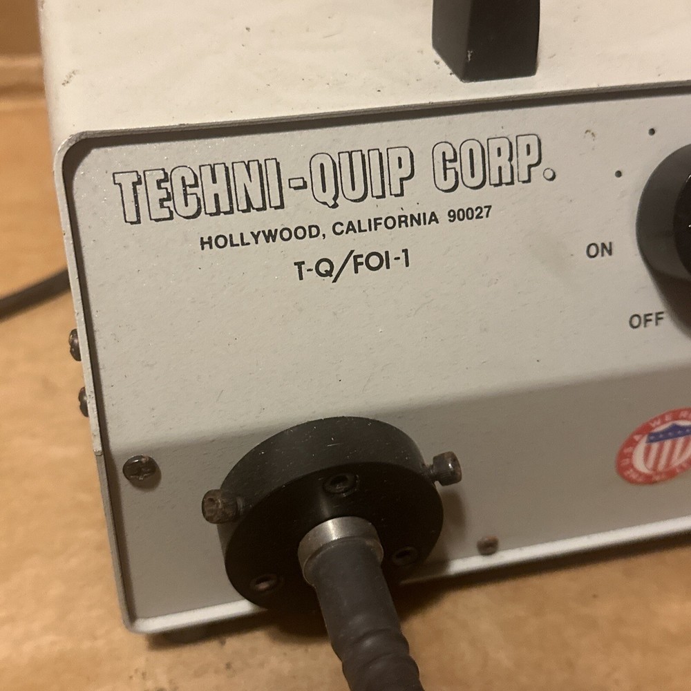 TECHNI-QUIP CORP T-Q/FOI-1 Fiber Optic Light Source