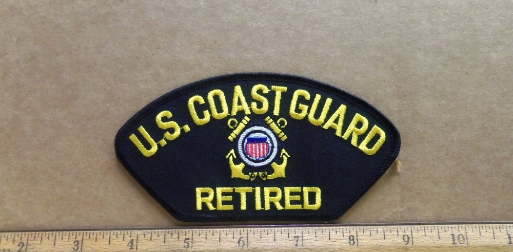 U.S. Coast Guard Retired Embroidered Patch