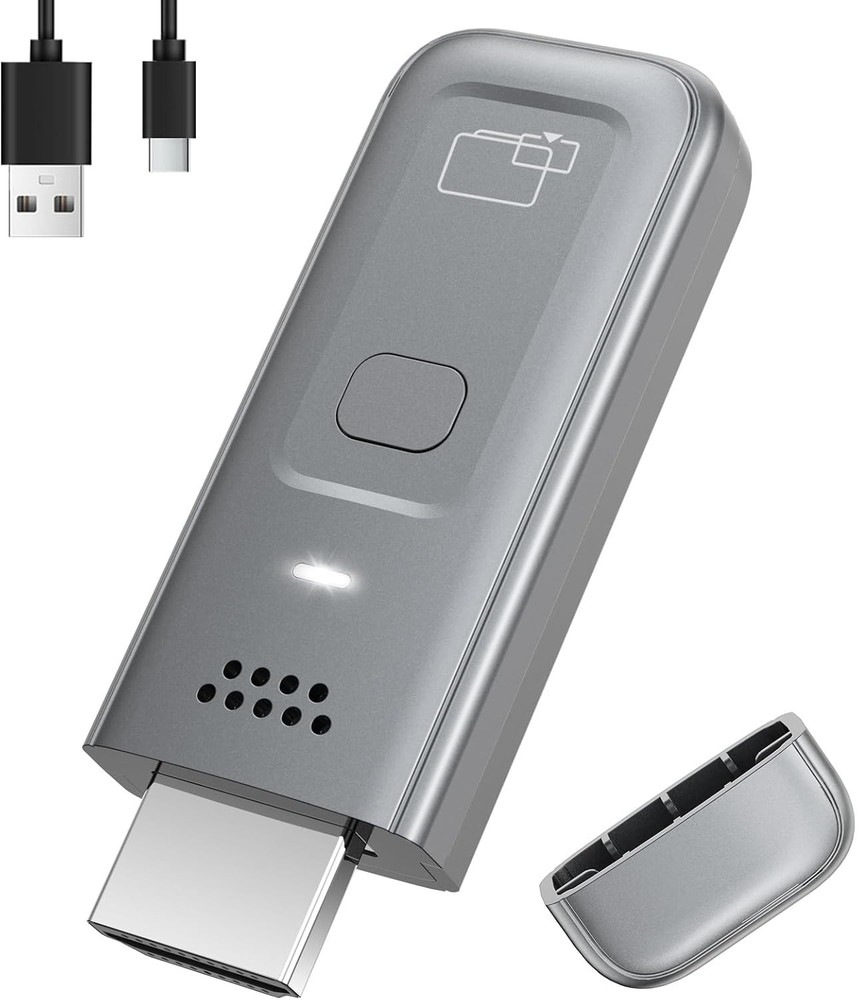 Wireless HDMI Transmitter & Receiver, 4K Decode, 1080P Output for Easy Streaming