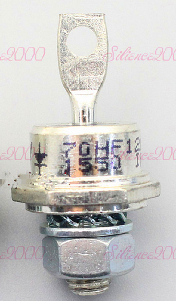 1Pc 100/85/50A 1200V Positive Cathode/Negative Anode Stud Mount Diode Rectifier