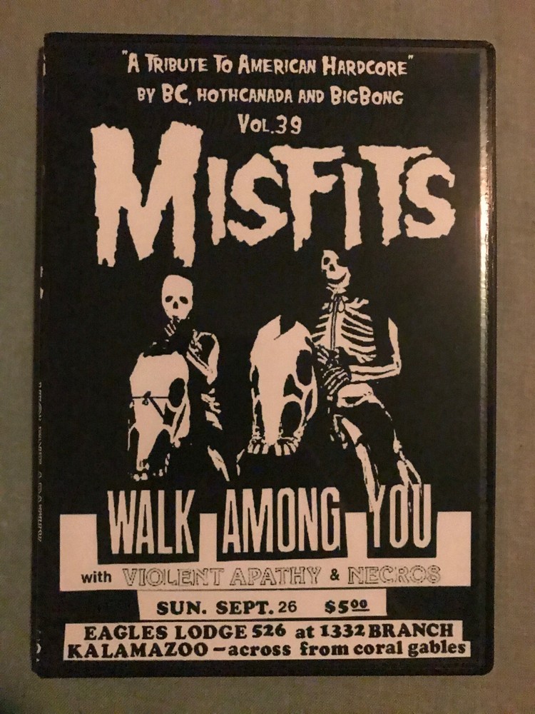 Misfits - Walk Among You - Live DVD Bulk Item LOT of 6 Danzig Samhain