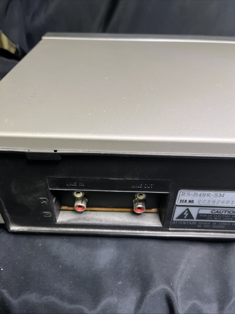 Technics Stereo cassette deck RS-B49R Quick auto reverse tape no screen