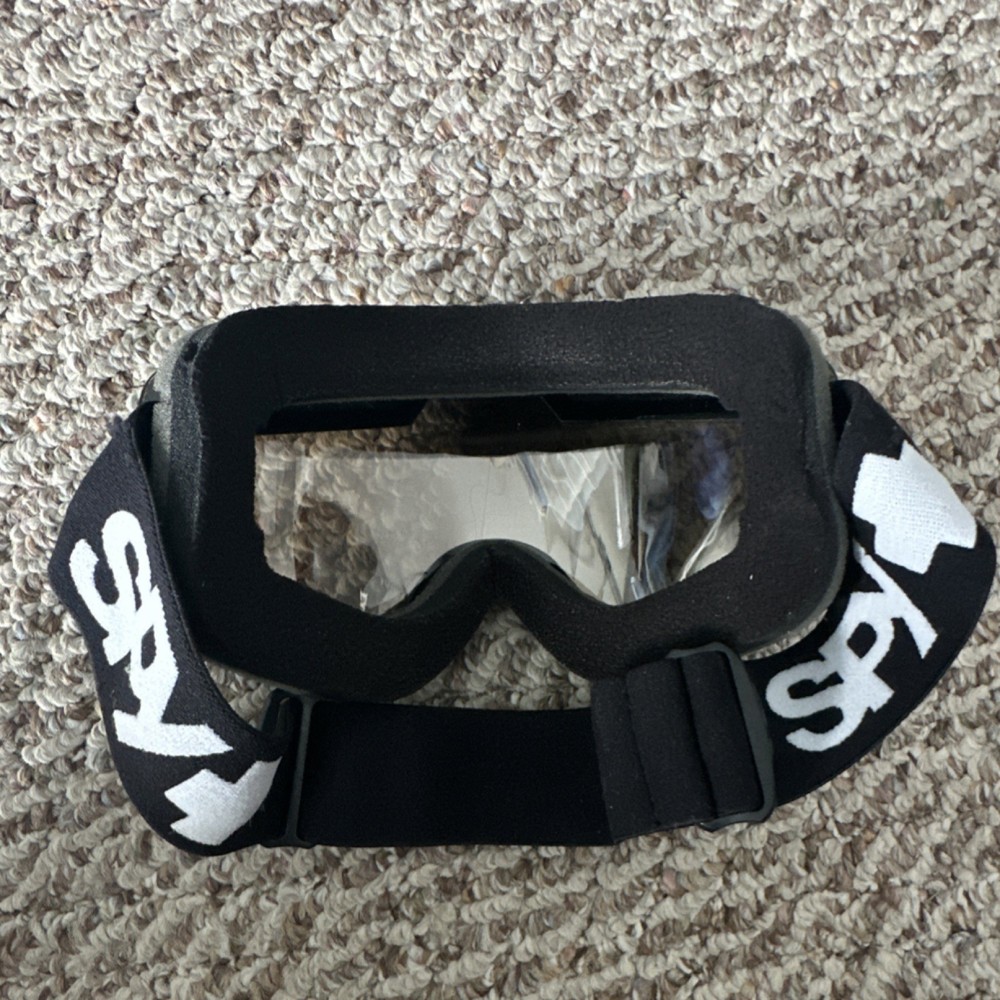 Spy+ Mirrored Vented Ski Goggles Black Adjustable Strap Lightweight Unisex