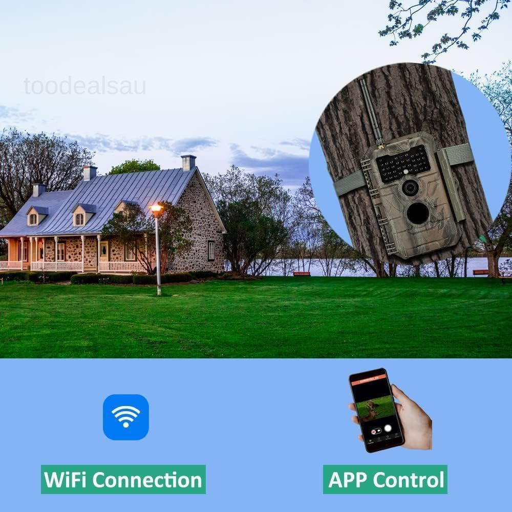 E6 WiFi Trail Camera and SP350 Solar Panel Bundle