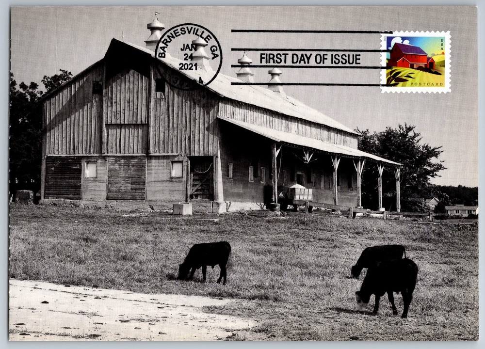#5548 Forebay Barn FDC Maxi Card