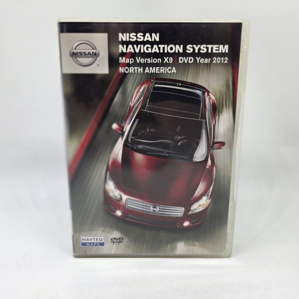 Nissan Navigation System DVD 2012 North America Map Version X9 Navteq