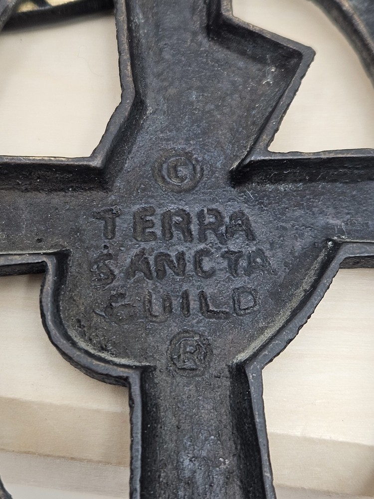 Rare Find Vintage "GOD BLESS THIS HOUSE" Door Knocker Solid Brass