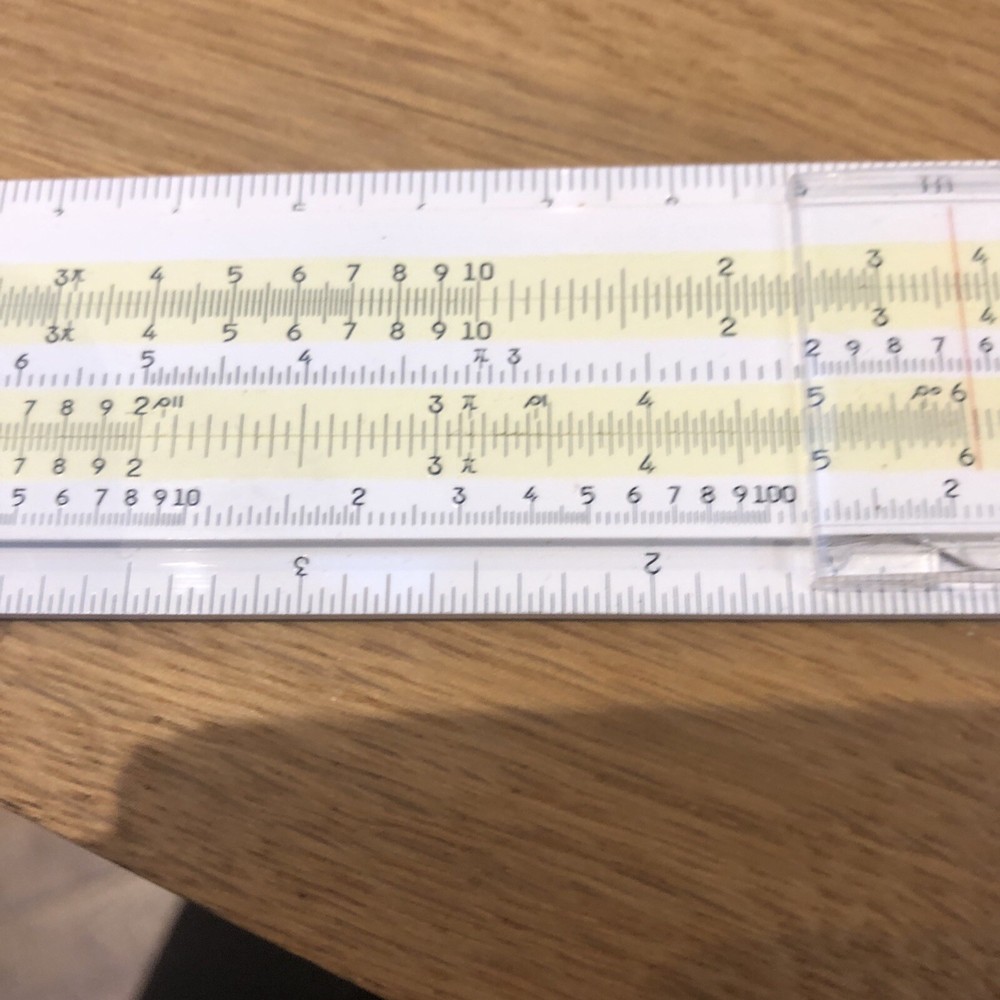 Boots Ringplan Precision Slide Rule with Case & Manual Vintage
