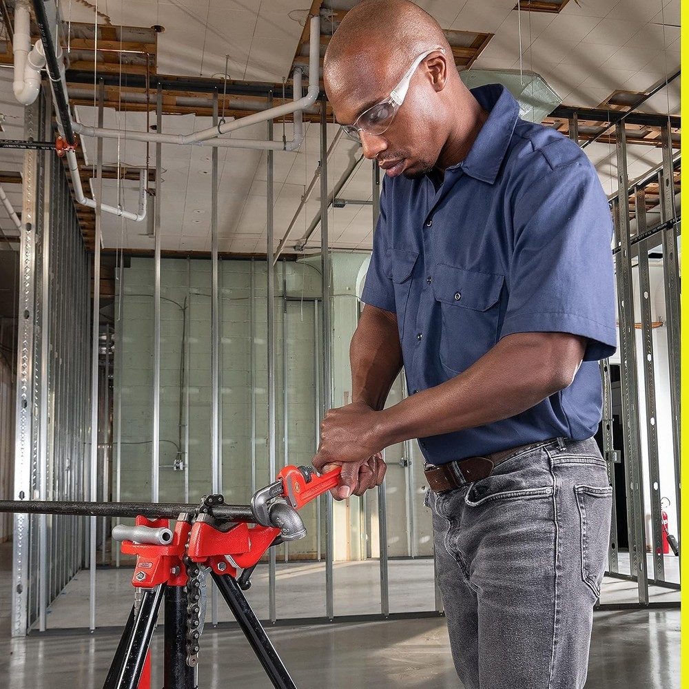 Heavy-Duty 10" Plumbing Tool, Red/Black