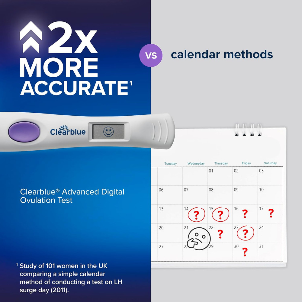 Clearblue Advanced Digital Ovulation Test Kit, 32 Count