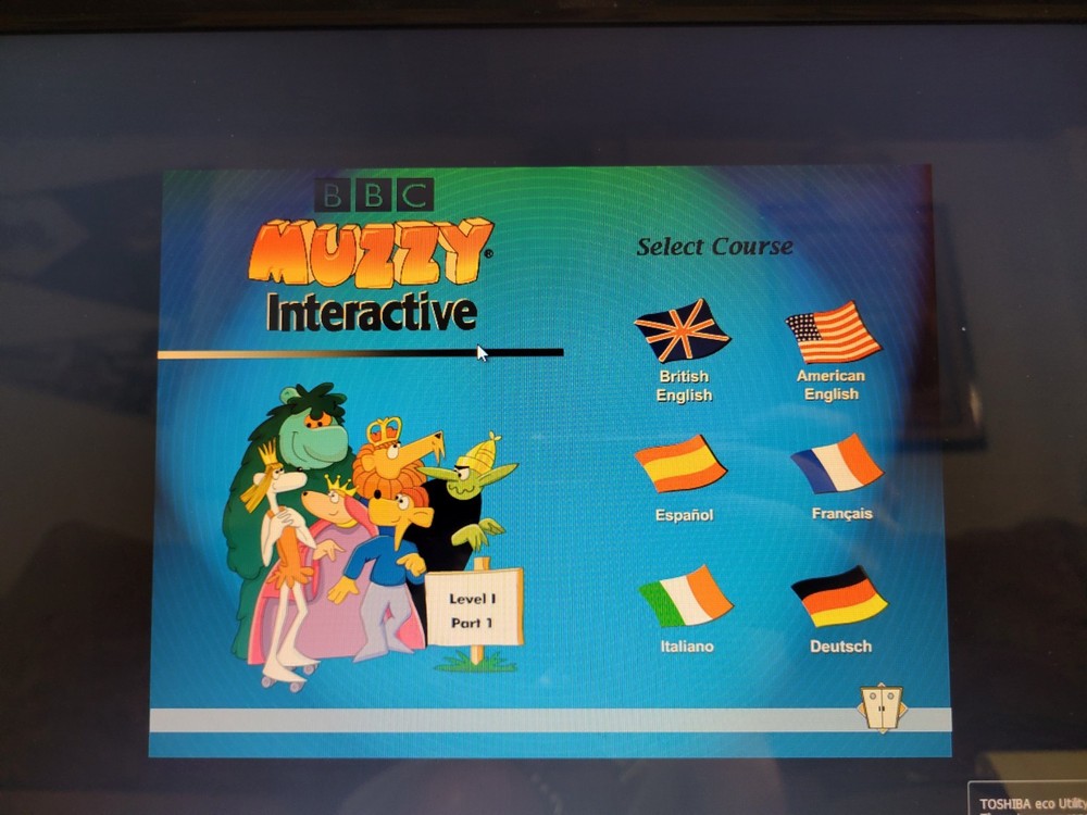 Muzzy Interactive Language Games & Exercises Software Part 1 BBC Early Advantage