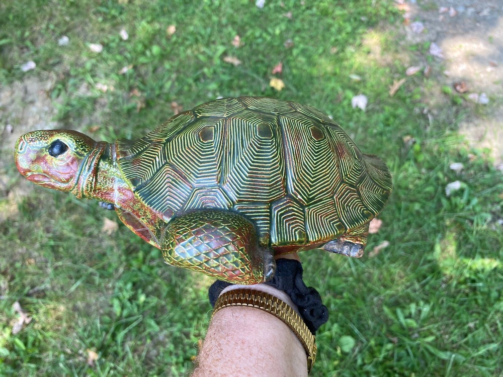 Turtle Lovers Realistic Ceramic Turtle 10.5” H52”