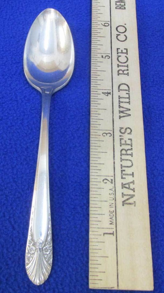 Teaspoon Crown Silver Plate Radiance Pattern Vintage