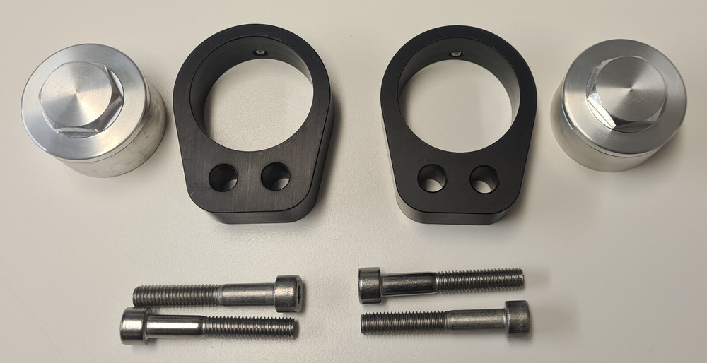 Trickbitz Triumph Trident Handle Bar Risers for models 1991 and onwards