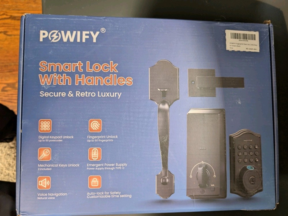 Brand New Black Smart Lock