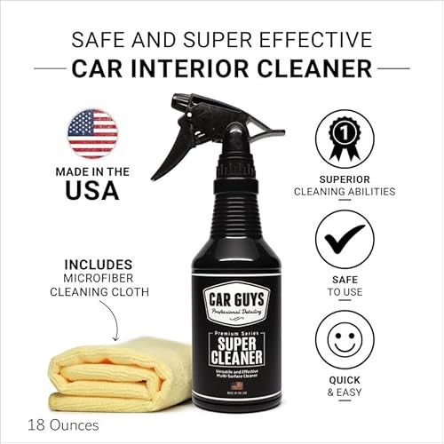 CAR GUYS Super Cleaner | Effective Car Interior Cleaner | Assorted Sizes