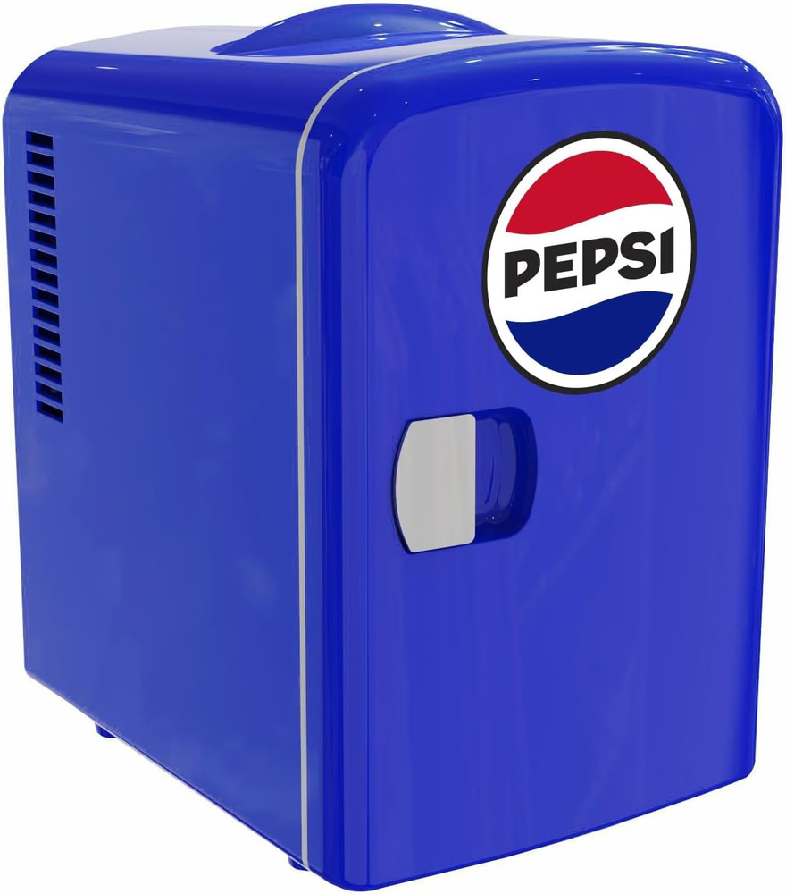 Pepsi 6-Can Mini Fridge, BLUE, 4 Liters