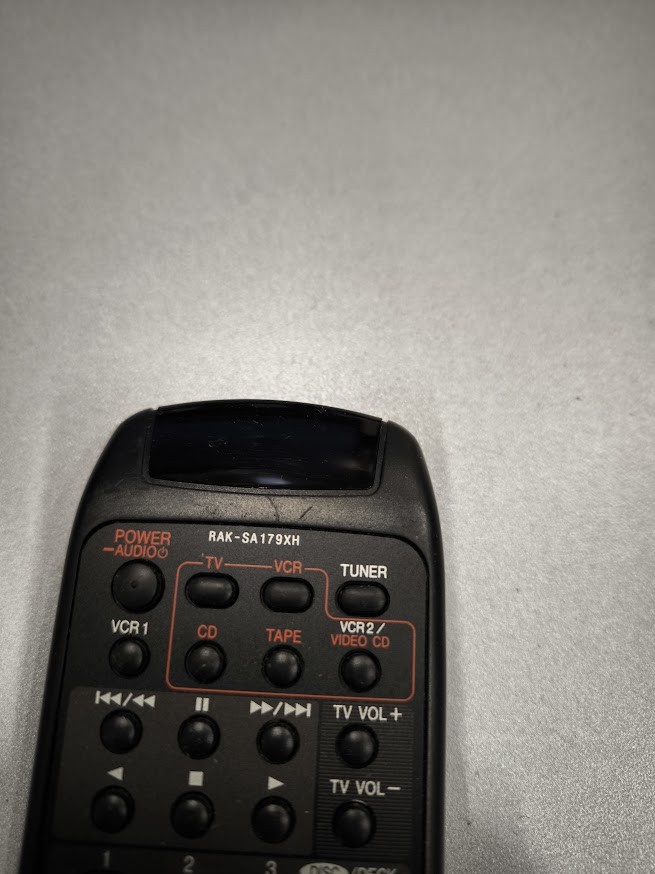 Technics RAK-SA179XH Remote Control - Used, Fully Functional