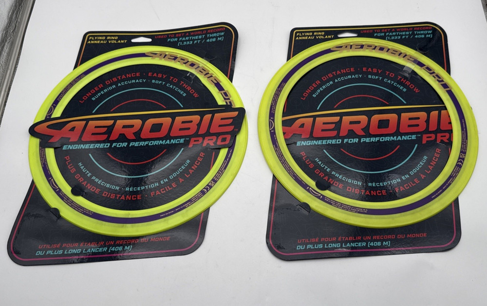 Aerobie Pro | Ring Outdoor Flying Disc by Spinmaster