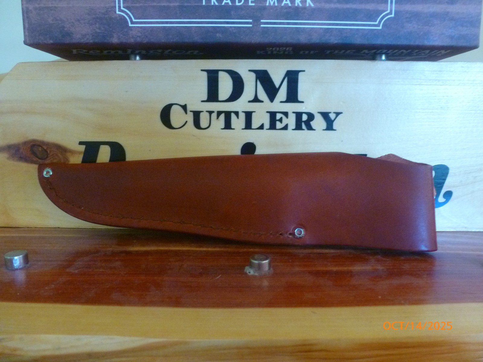 Remington 2026 Bullet Knife King of the Mountain Stag Bone Fixed Blade w/Sheath