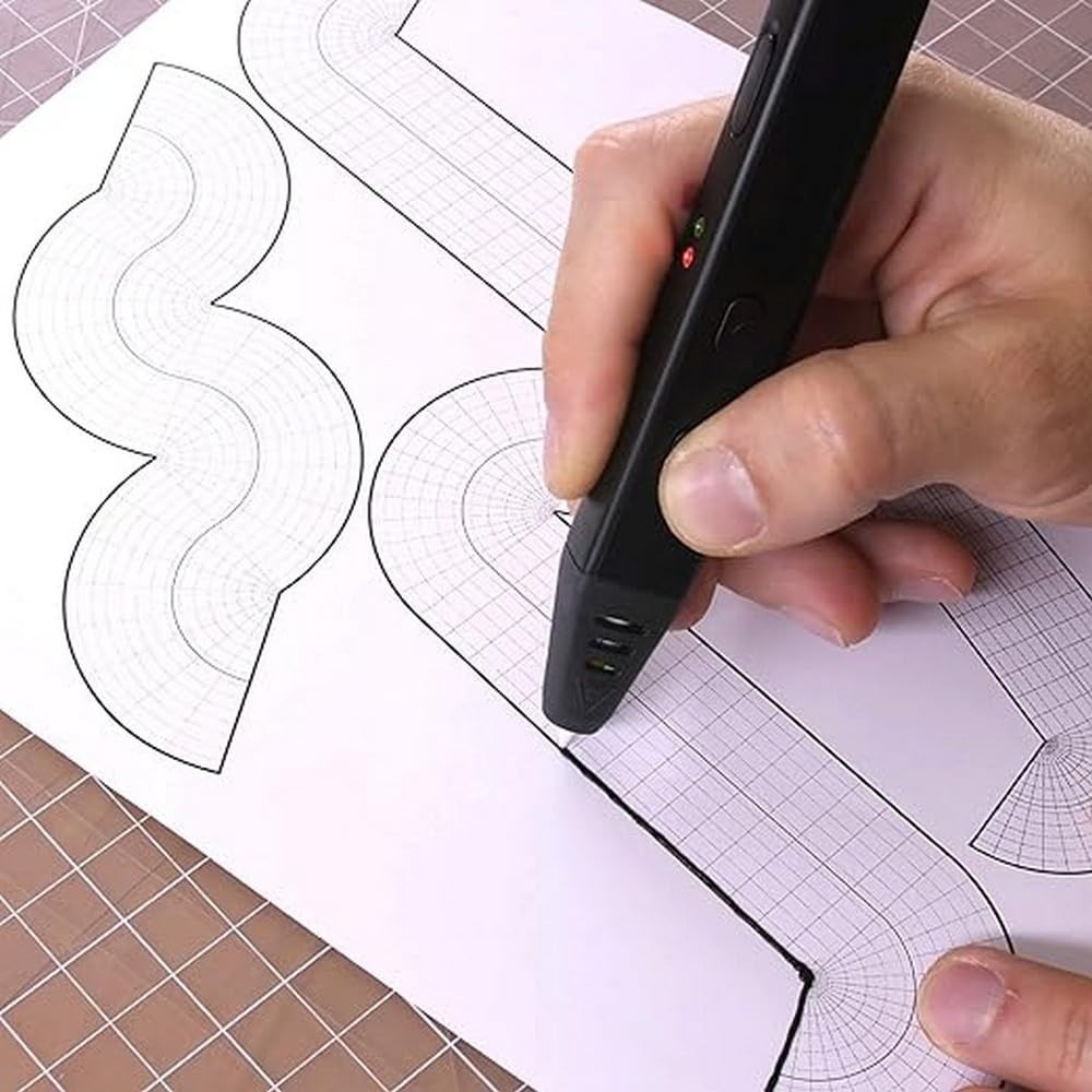 Super 3D Pen, 1.75mm ABS and PLA Compatible 3D Printing Pen