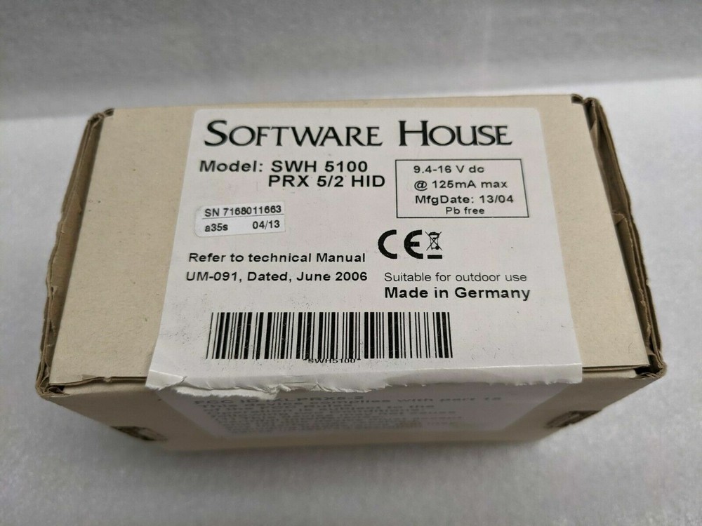 Software House SWH 5100G access control unit card reader