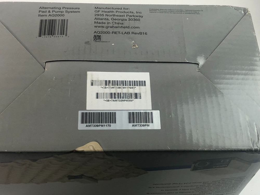 Lumex Deluxe Alternating Pressure Pad & Pump System, AQ2000