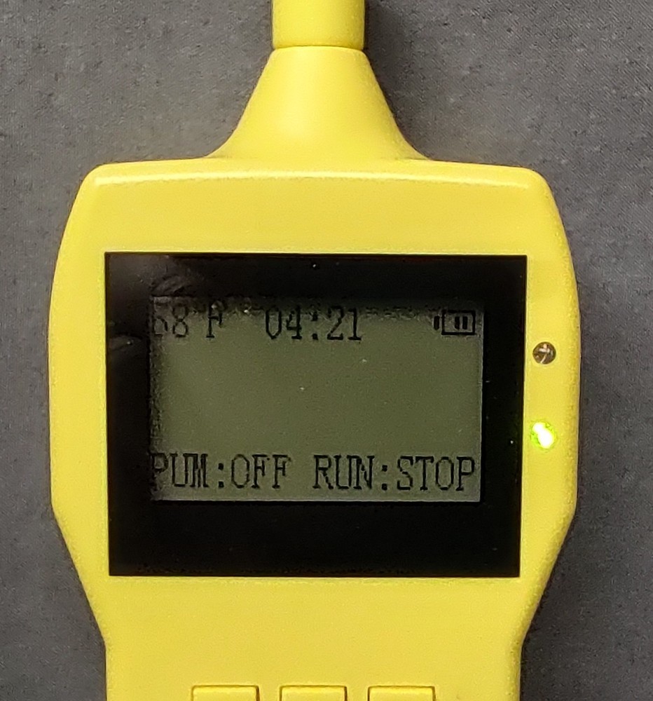 Gas Sampling Pump w/ Wand And Box Operational No Paperwork