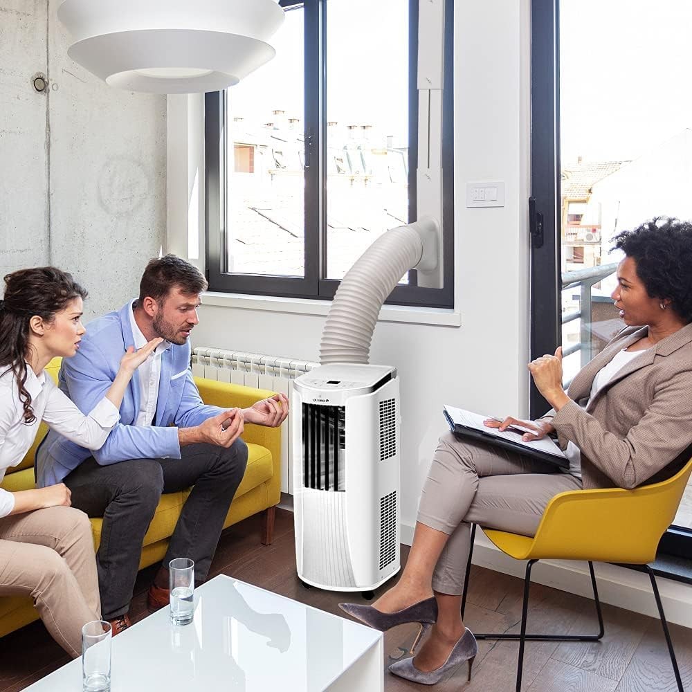 Portable Air Conditioner Window Kit with Coupler 5.9 Inch Adjustable Window